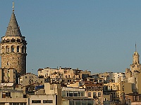 030 DSC2580 Galata-Turm  Blick auf den Galata-Turm.